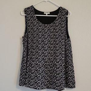 Plenione sleeveless blouse sz med